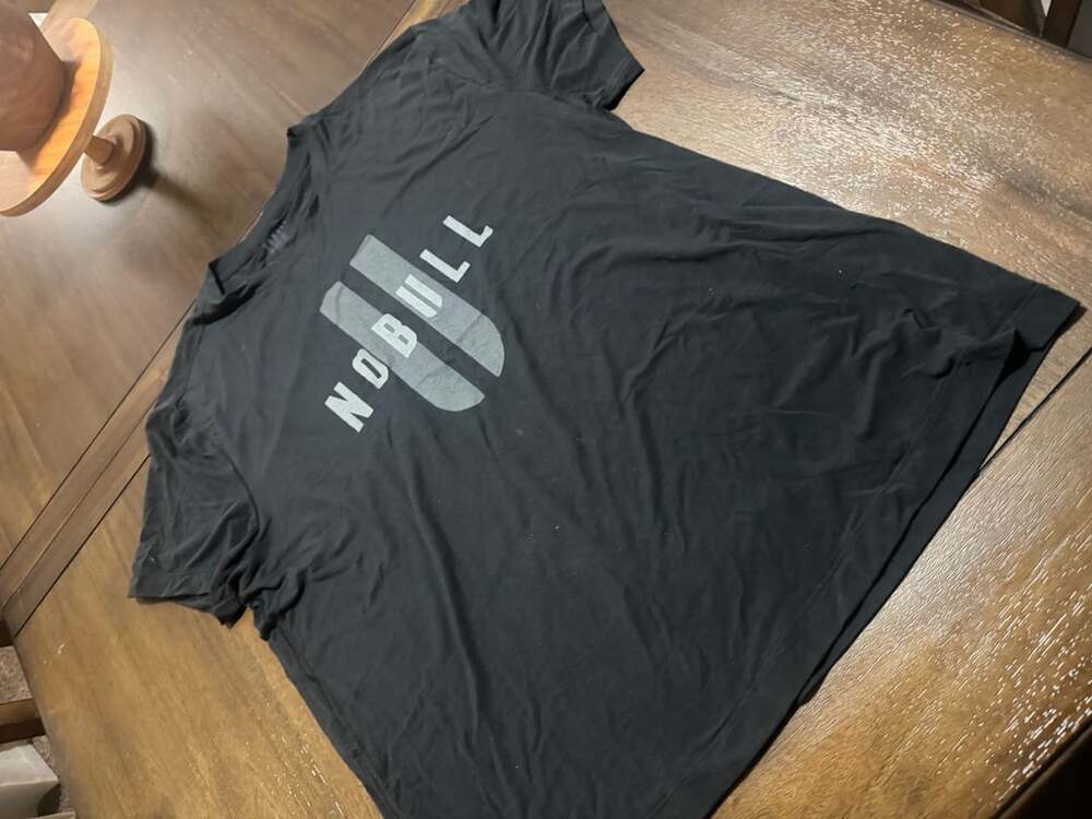Nobull T-Shirt Size XL Black Logo Athletic